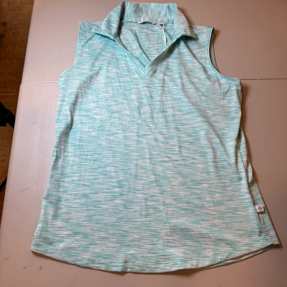 Lady Hagen Golf Light Blue Sleeveless Tank Top